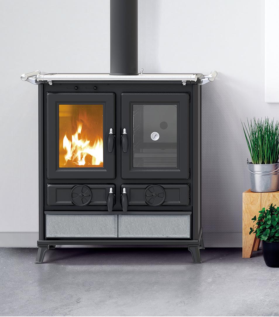 Kominek z płaszczem wodnym  ZUZIA PW 12 kW z akcesoriami  przyłączeniowymi violetta stone - Kominek z płaszczem wodnym  ZUZIA PW 12 kW z akcesoriami  przyłączeniowymi